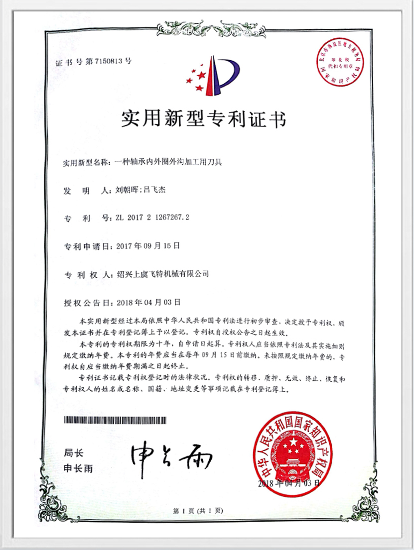Certificado de Patente Práctica